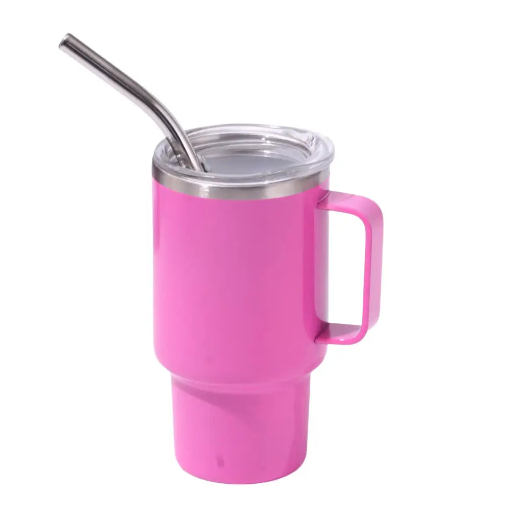 3oz Plum Sublimation Mini Car Cup - 304 Stainless Steel Straw Beer Cup Portable Insulated Whiskey Shot Glass Perfect