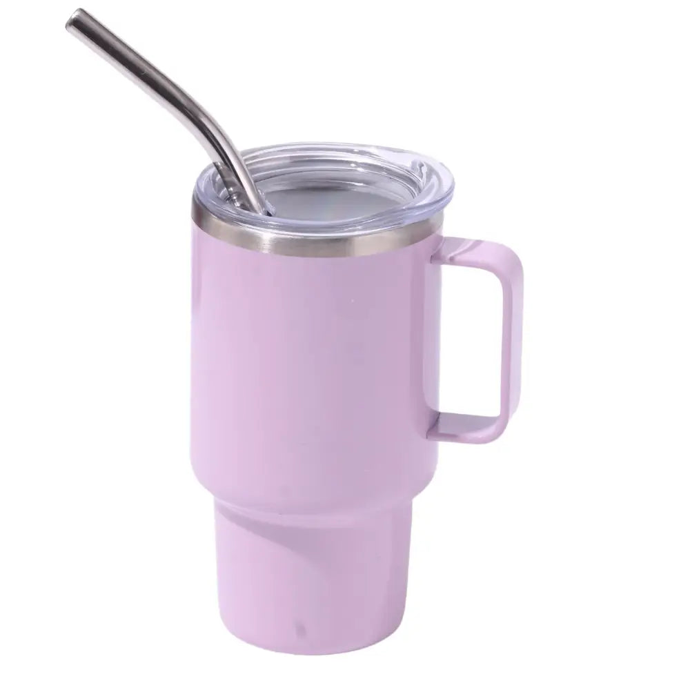 3oz Purple Sublimation Mini Car Cup - 304 Stainless Steel Straw Beer Cup Portable Insulated Whiskey Shot Glass Perfect