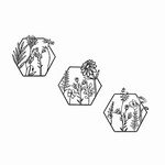 3pc Metal Art Wall Décor - Home & Garden > Decor > Garden Ornaments