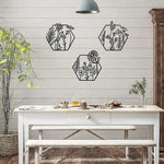 3pc Metal Art Wall Décor - Home & Garden > Decor > Garden Ornaments
