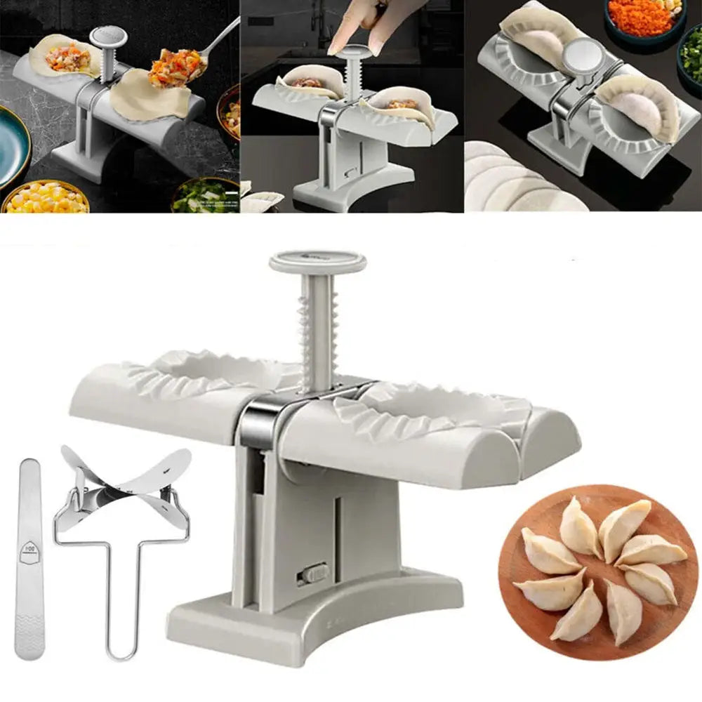 3PCS Double Head Dumpling mould Automatic Dumpling Maker - Home & Garden > Kitchenware