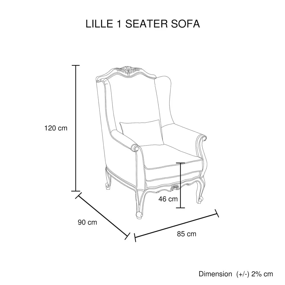 3S + 2S + 1X Wing Chair Oak Wood White Washed Finish Rolled Armrest Linen Sofa Fabric - Furniture > Sofas