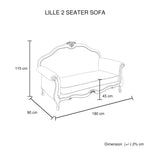 3S + 2S + 1X Wing Chair Oak Wood White Washed Finish Rolled Armrest Linen Sofa Fabric - Furniture > Sofas