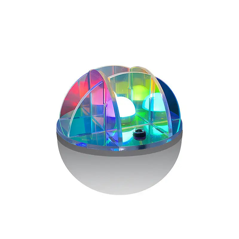 3W LED Acrylic Crystal Ball Night Light with Adjustable Colors - USB Powered - Home & Garden > Lighting > Night Lights