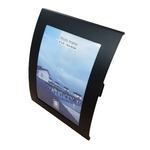 3x Curve Picture Photo Frame Curved Aluminium Portrait 10cm x 15cm (4’’x6’’) - Black - Home & Garden > Decor