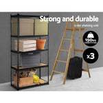 3x1.5M Warehouse Shelving Racking Storage Garage Steel Metal Shelves Rack - Home & Garden > Storage