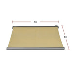 4.0m x 3.0m Retractable Folding Arm Awning Heavy Duty Full Cassette Motorised - Home & Garden > Shading