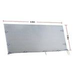 4.9m Caravan Privacy Screen Side Sunscreen Sun Shade for 17’ Roll Out Awning - Home & Garden > Shading