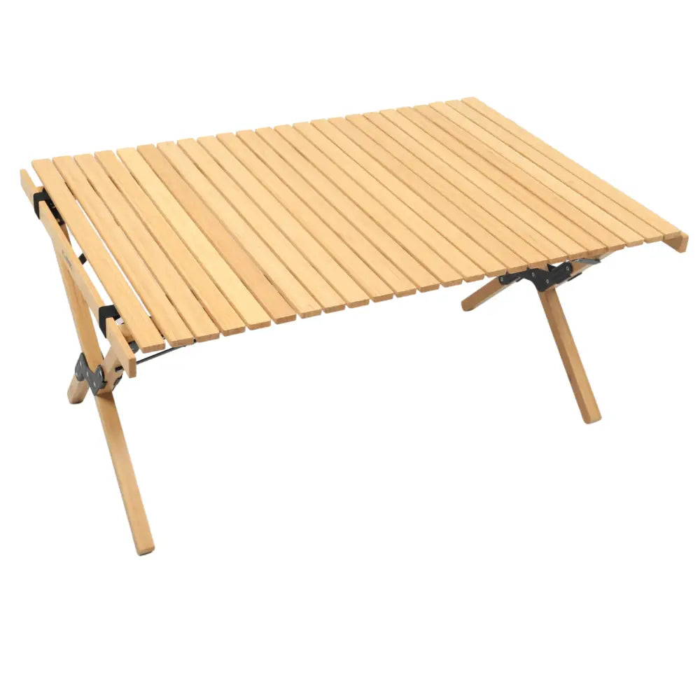 4 Chairs & 1 Table Set Bamboo Camping Folding Portable Outdoor Picnic Travel BBQ - Outdoor Recreation > Camping > Camp