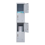 4-Door Vertical Locker for Office Gym Shed School Home Storage - Furniture > Office