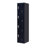 4-Door Vertical Locker for Office Gym Shed School Home Storage - Furniture > Office
