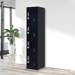 4-Door Vertical Locker for Office Gym Shed School Home Storage - Furniture > Office