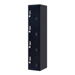 4-Door Vertical Locker for Office Gym Shed School Home Storage - Furniture > Office