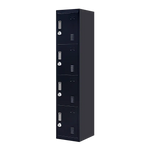 4-Door Vertical Locker for Office Gym Shed School Home Storage - Furniture > Office