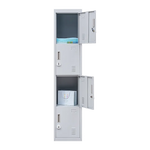 4-Door Vertical Locker for Office Gym Shed School Home Storage - Furniture > Office
