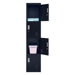 4-Door Vertical Locker for Office Gym Shed School Home Storage - Furniture > Office