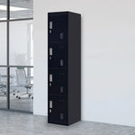 4-Door Vertical Locker for Office Gym Shed School Home Storage - Furniture > Office