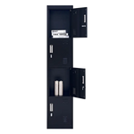 4-Door Vertical Locker for Office Gym Shed School Home Storage - Furniture > Office