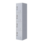 4-Door Vertical Locker for Office Gym Shed School Home Storage - Furniture > Office