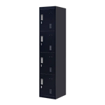 4-Door Vertical Locker for Office Gym Shed School Home Storage - Furniture > Office
