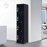 4-Door Vertical Locker for Office Gym Shed School Home Storage - Furniture > Office