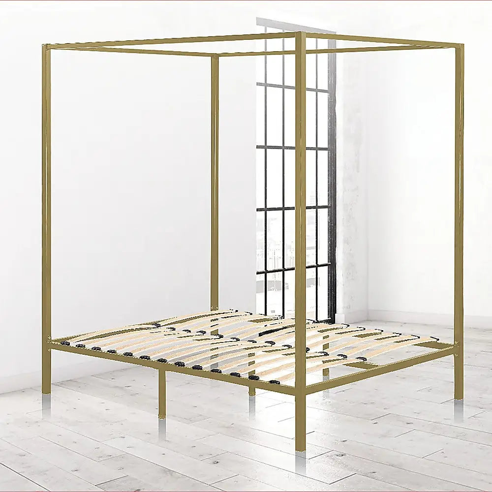 4 Four Poster Double Bed Frame - Furniture > Bedroom