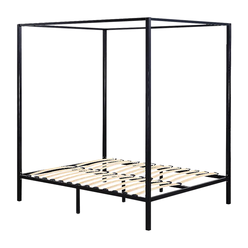 4 Four Poster Double Bed Frame - Furniture > Bedroom > Beds & Bed Frames