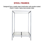 4 Four Poster Double Bed Frame - Furniture > Bedroom > Beds & Bed Frames