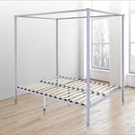 4 Four Poster Double Bed Frame - Furniture > Bedroom > Beds & Bed Frames