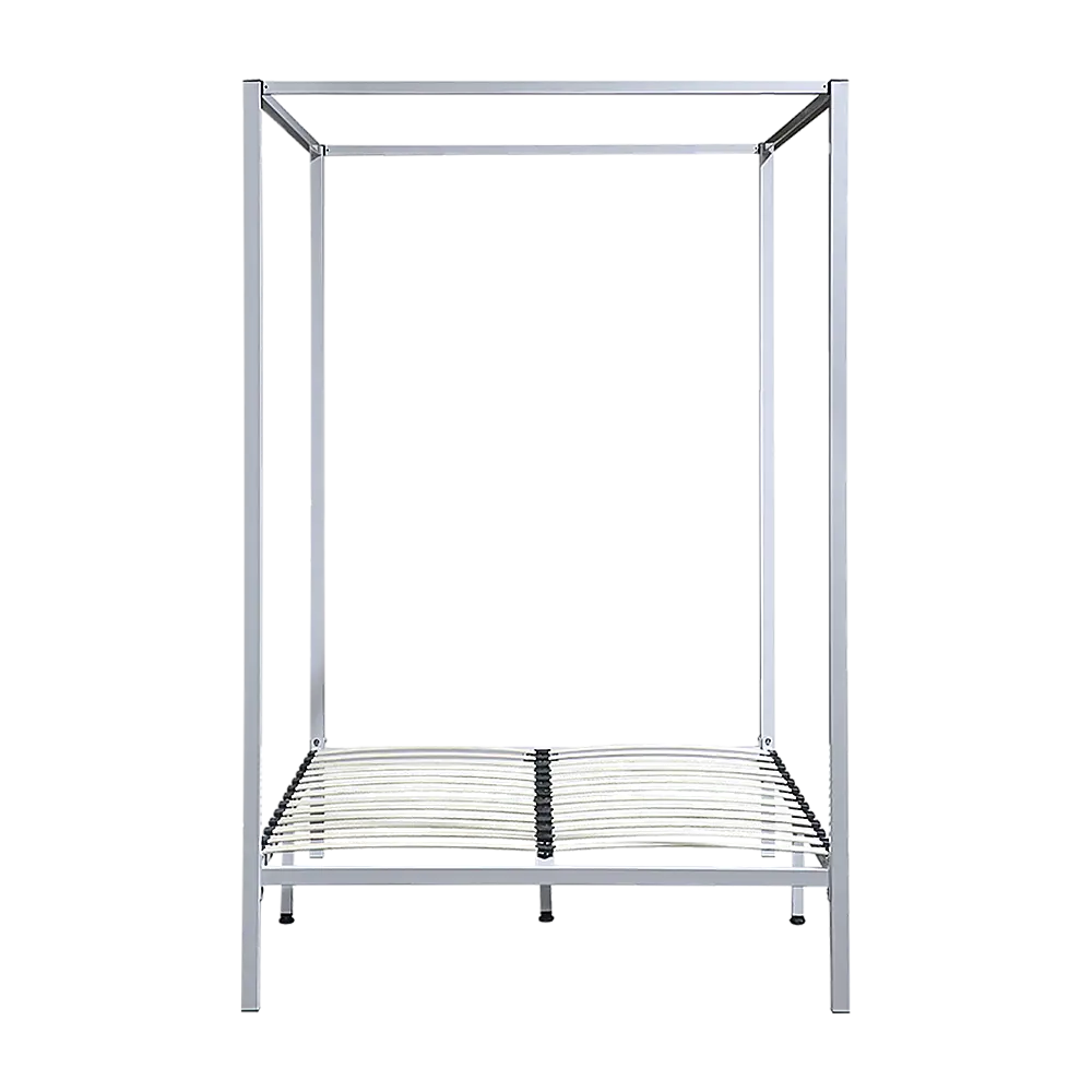 4 Four Poster Double Bed Frame - Furniture > Bedroom > Beds & Bed Frames