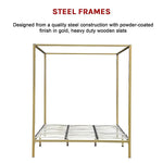 4 Four Poster King Bed Frame - Furniture > Bedroom