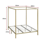 4 Four Poster King Bed Frame - Furniture > Bedroom