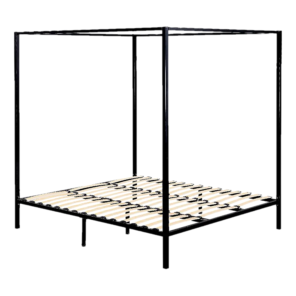 4 Four Poster King Bed Frame - Furniture > Bedroom > Beds & Bed Frames
