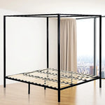 4 Four Poster King Bed Frame - Furniture > Bedroom > Beds & Bed Frames