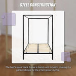 4 Four Poster Queen Bed Frame - Furniture > Bedroom > Beds & Bed Frames
