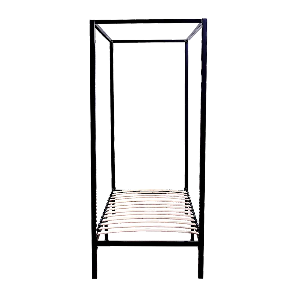 4 Four Poster Single Bed Frame - Furniture > Bedroom
