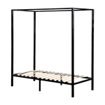 4 Four Poster Single Bed Frame - Furniture > Bedroom