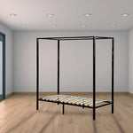 4 Four Poster Single Bed Frame - Furniture > Bedroom