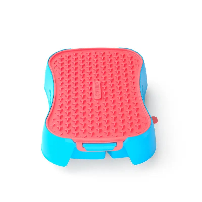 4-in-1 Slow Feeder Dog Bowl - Blue Bowl and Warm Ocean Red Lickmat - Pet Care > Dog Supplies > Dog Bowls Feeders &