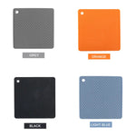 4 Pack Multi Purpose Silicone Insulation Mat Heat-Resistant Dishes Pads(Grey) - Home & Garden > Kitchenware