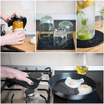 4 Pack Multi Purpose Silicone Insulation Mat Heat-Resistant Dishes Pads(Black) - Home & Garden > Kitchenware