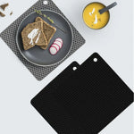 4 Pack Multi Purpose Silicone Insulation Mat Heat-Resistant Dishes Pads(Grey) - Home & Garden > Kitchenware