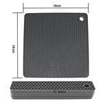 4 Pack Multi Purpose Silicone Insulation Mat Heat-Resistant Dishes Pads(Grey) - Home & Garden > Kitchenware