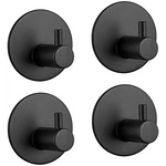 4 Pack Stainless Steel self-Adhesive Wall Hook for Bathroom and Kitchen - Home & Garden > DIY > Kitchen & Bathroom DIY