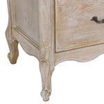 4 Pcs Bedroom Suite Oak Wood Plywood Veneer White Washed Finish in Queen Size - Furniture > Bedroom > Dressers