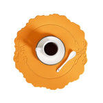 4 pcs Retro Faux Leather Placemat - Waterproof & Oil-Proof Dining Table Mat (Orange) - Home & Garden > Kitchenware >