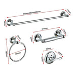 4 Piece Towel Bar Set Bath Accessories Bathroom Hardware - Home & Garden > DIY > Kitchen & Bathroom DIY