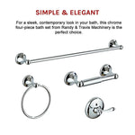 4 Piece Towel Bar Set Bath Accessories Bathroom Hardware - Home & Garden > DIY > Kitchen & Bathroom DIY
