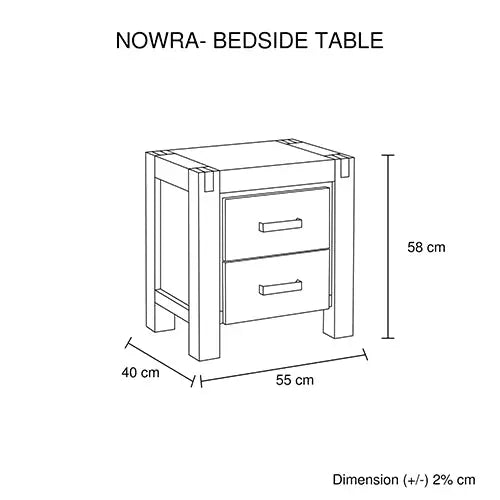 4 Pieces Bedroom Suite in Solid Wood Veneered Acacia Construction Timber Slat King Size Oak Colour Bed Bedside Table &
