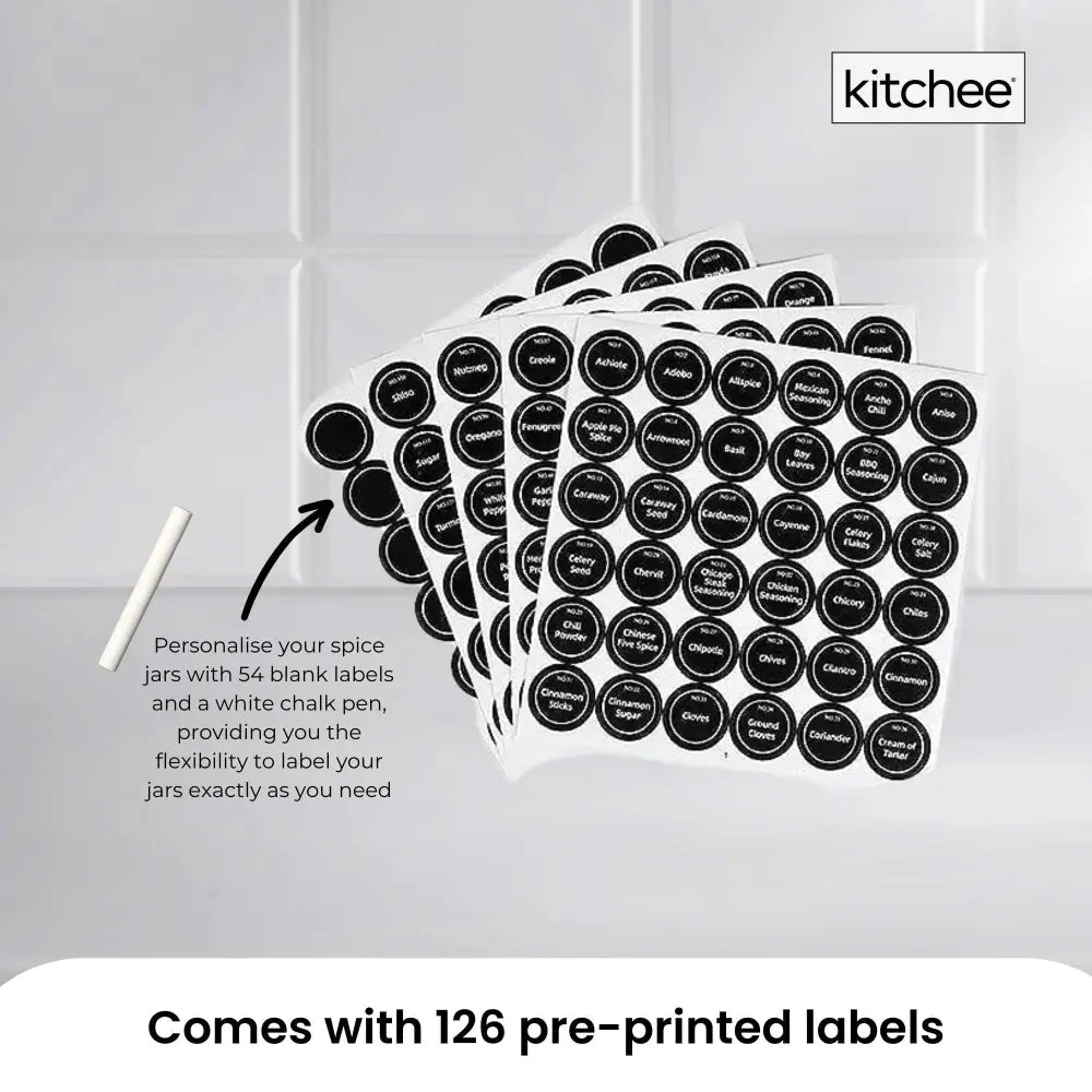 4 Tier Metal Spice Rack - Kitchen Pantry Herb Storage Organiser - Home & Garden > Kitchenware > Food Storage